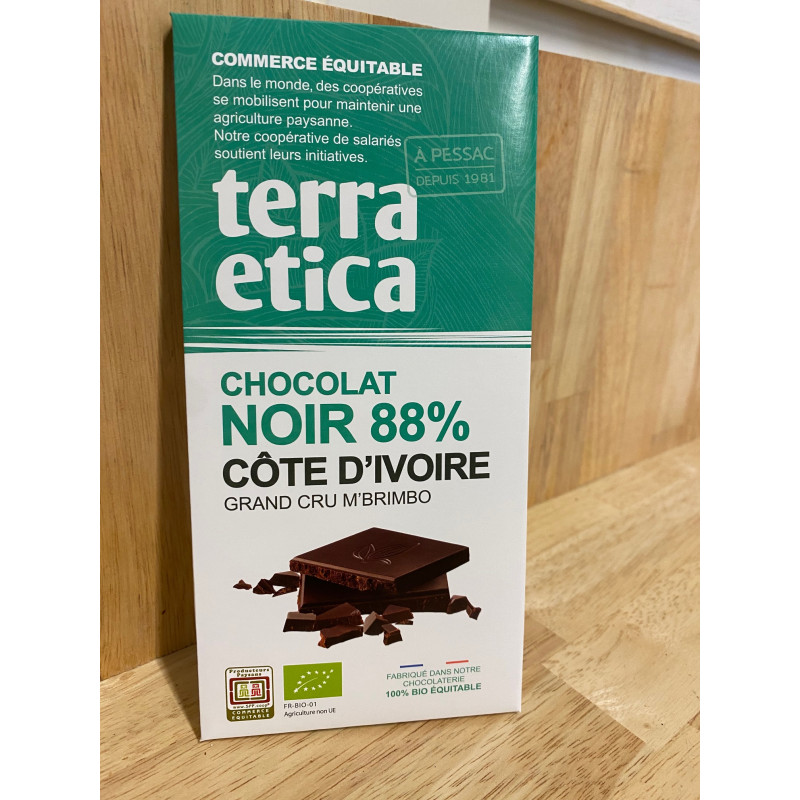 Chocolat de couverture noir 68% Côte d'Ivoire - Réseau Krill
