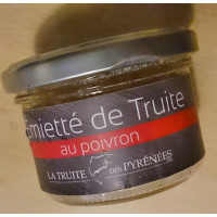 Emietté de truite aux poivrons