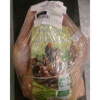 Poulet Bio fermier, entre 1,8 et 2,1 kg