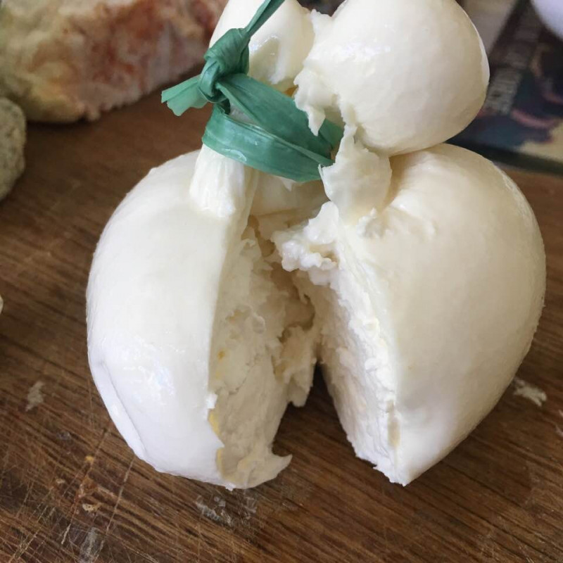 mozzarella ou burrata