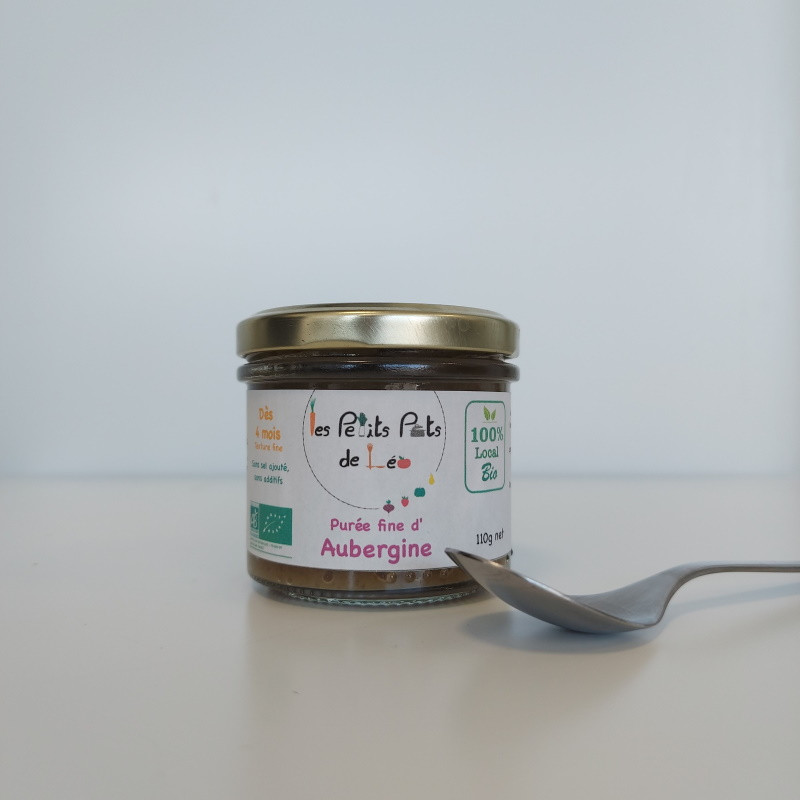 Puree Fine D Aubergine Frais Bio Livraison A Domicile