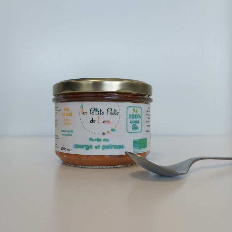 Puree De Courge Poireaux Bio Livraison A Domicile